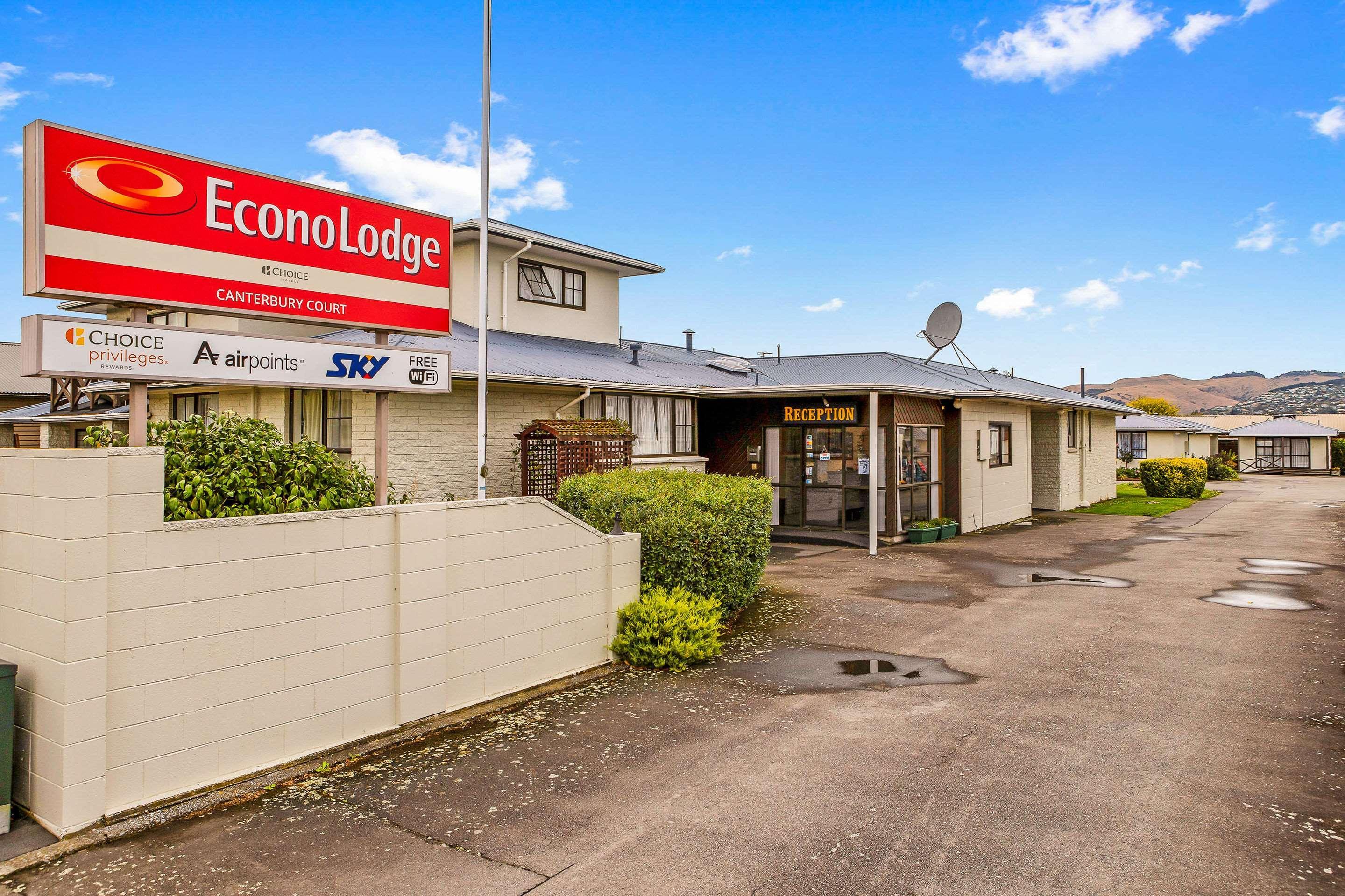 Econo Lodge Canterbury Court Motel Christchurch Exterior foto