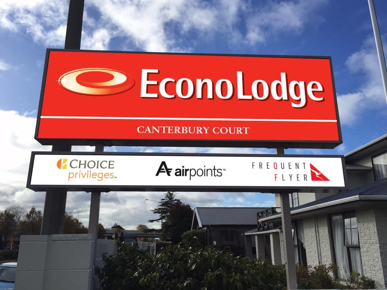 Econo Lodge Canterbury Court Motel Christchurch Exterior foto